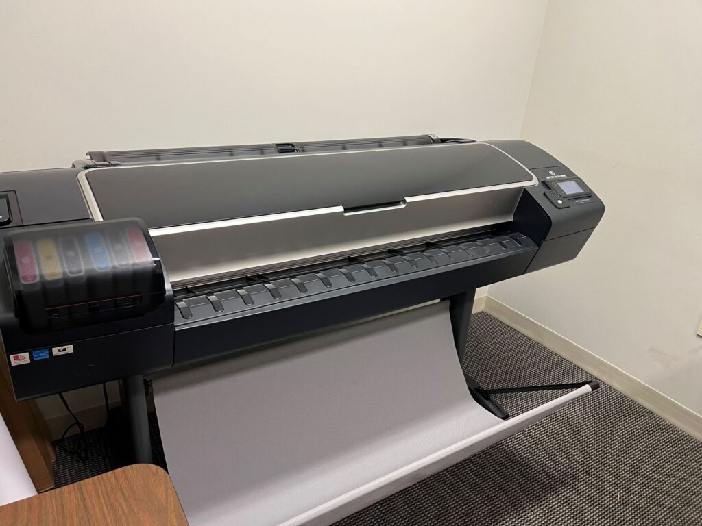 The CBE private printer (HP Designjet Z5600)
