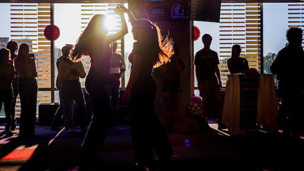 Sube Ritmo, a student organization, conducted dance tutorials for different Latinx dance styles during the Talley Takeover held at the end of NC State's Latinx Heritage Month celebration.